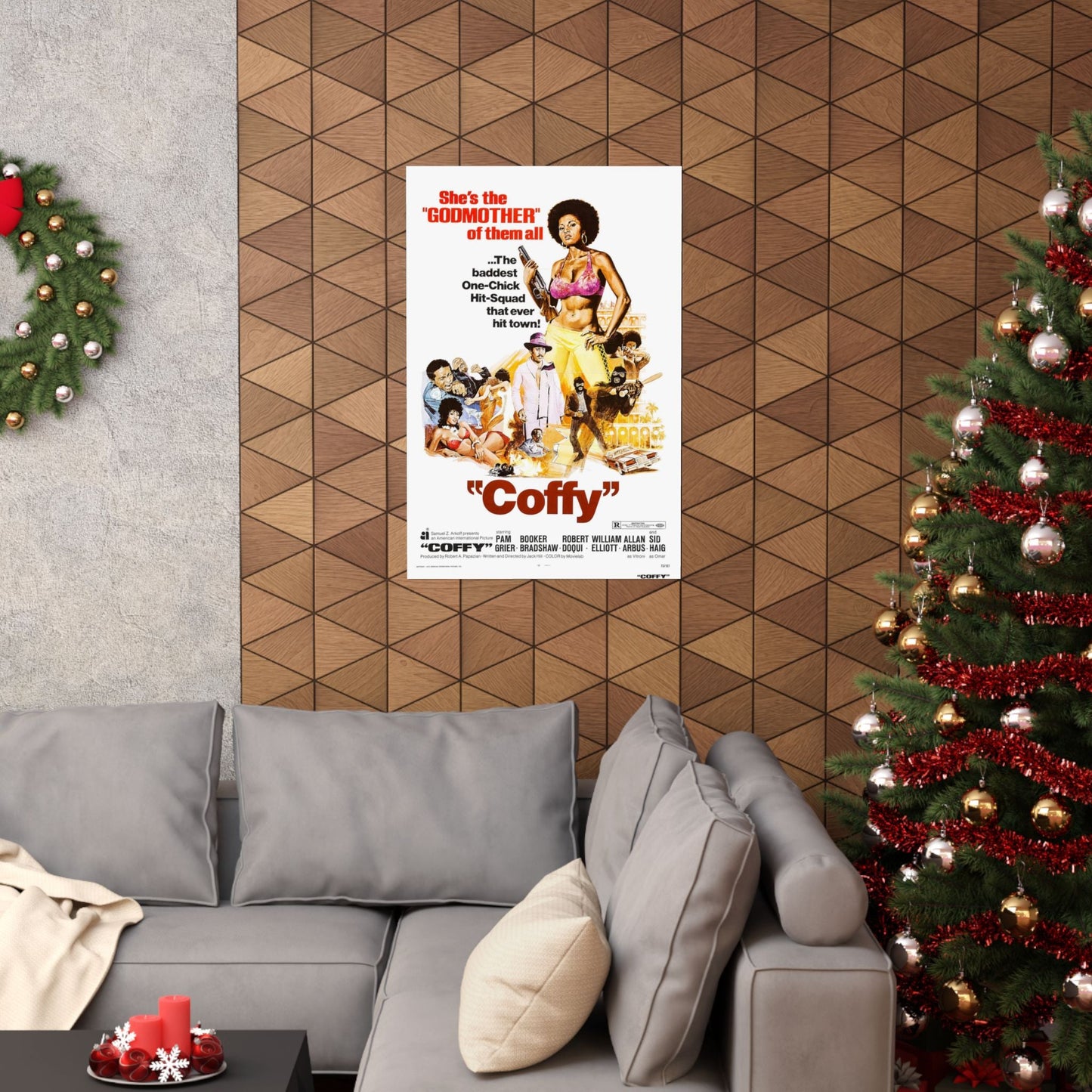 COFFY 1973 - Paper Movie Poster-The Sticker Space