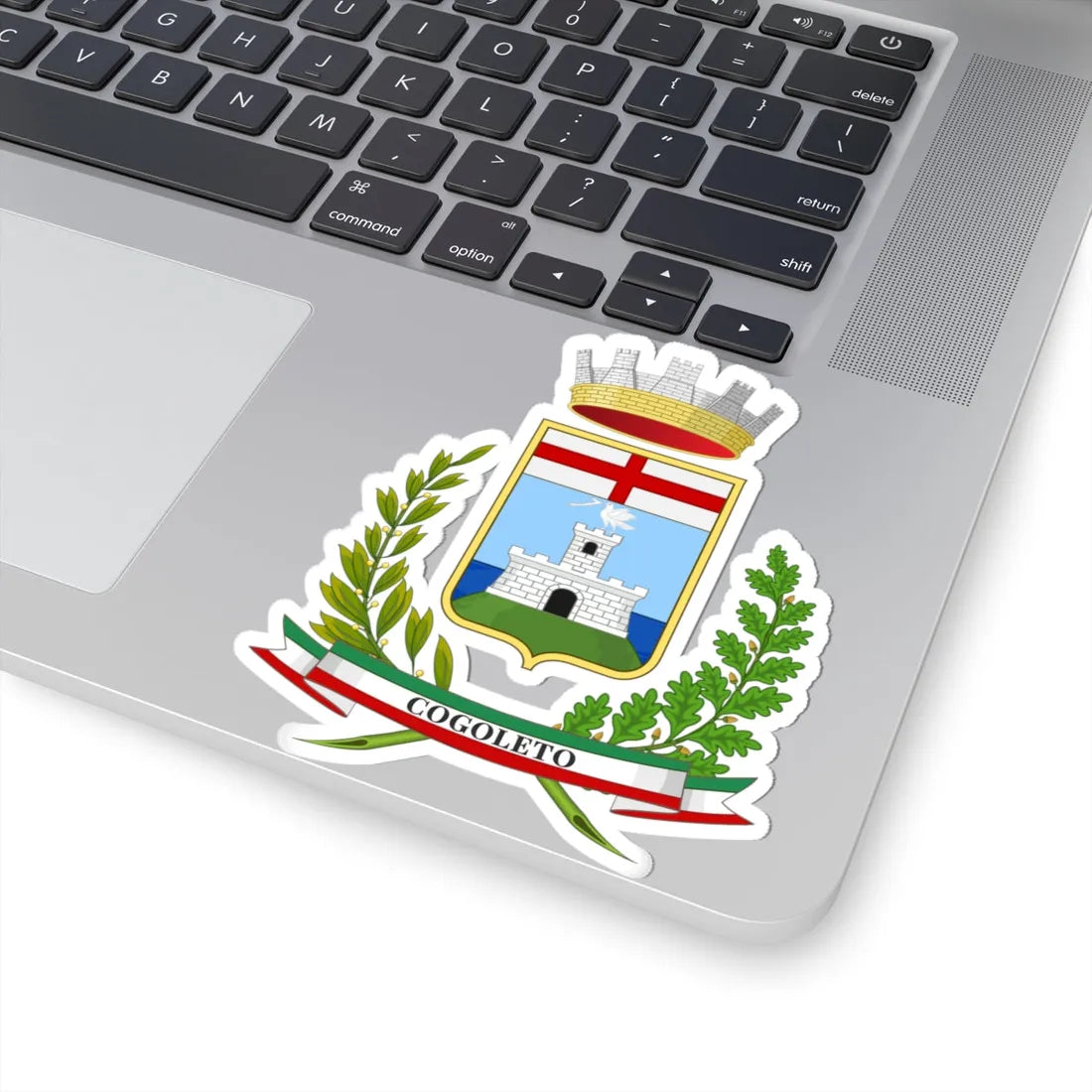 Cogoleto-Stemma (Italy) (Coat of Arms) STICKER Vinyl Kiss-Cut Decal - The Sticker Space