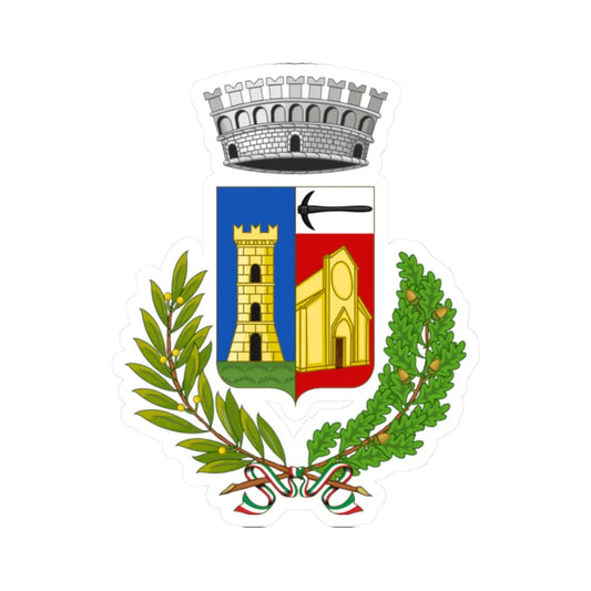 Cogorno-Stemma (Italy) (Coat of Arms) STICKER Vinyl Kiss-Cut Decal 2 Inch White - The Sticker Space