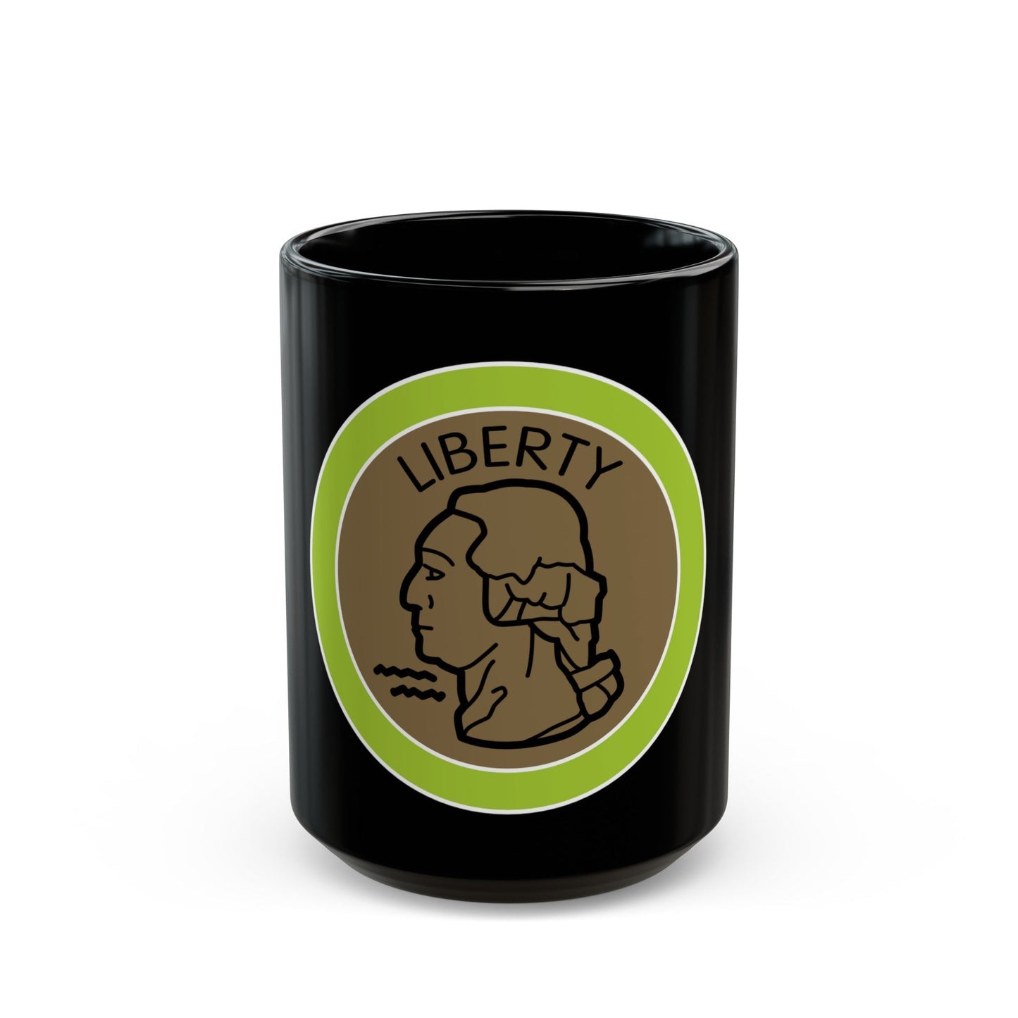 Coin Collecting (Boy Scout Merit Badge) Black Coffee Mug-15oz-The Sticker Space