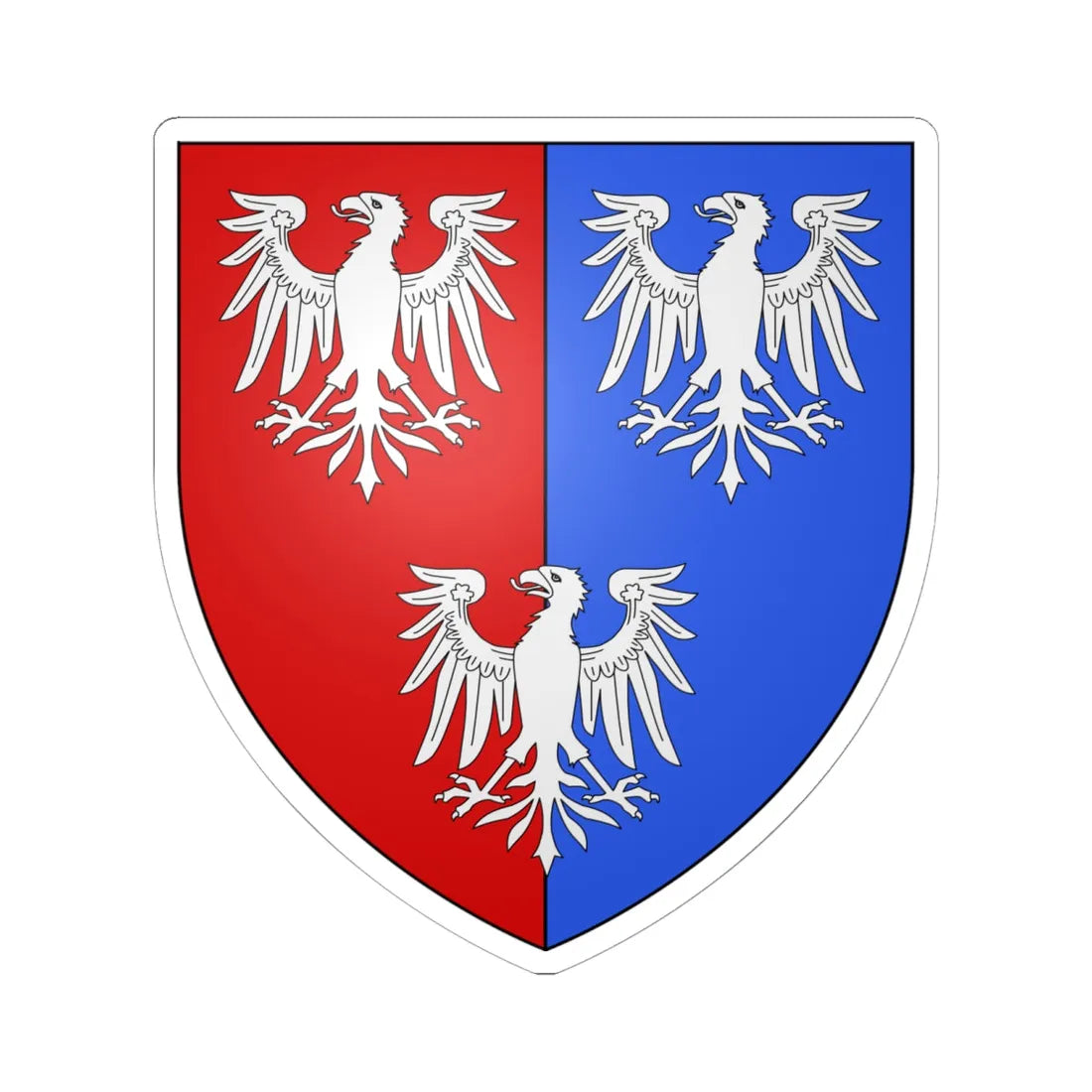 Coke Coat of arms (England) (Coat of Arms) STICKER Vinyl Kiss-Cut Decal 6 Inch White - The Sticker Space