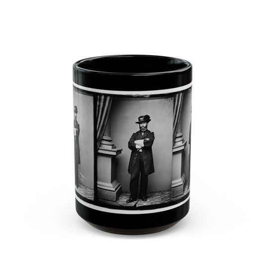 Col. Charles W. Roberts, 2nd Maine (U.S. Civil War) Black Coffee Mug-15oz-The Sticker Space