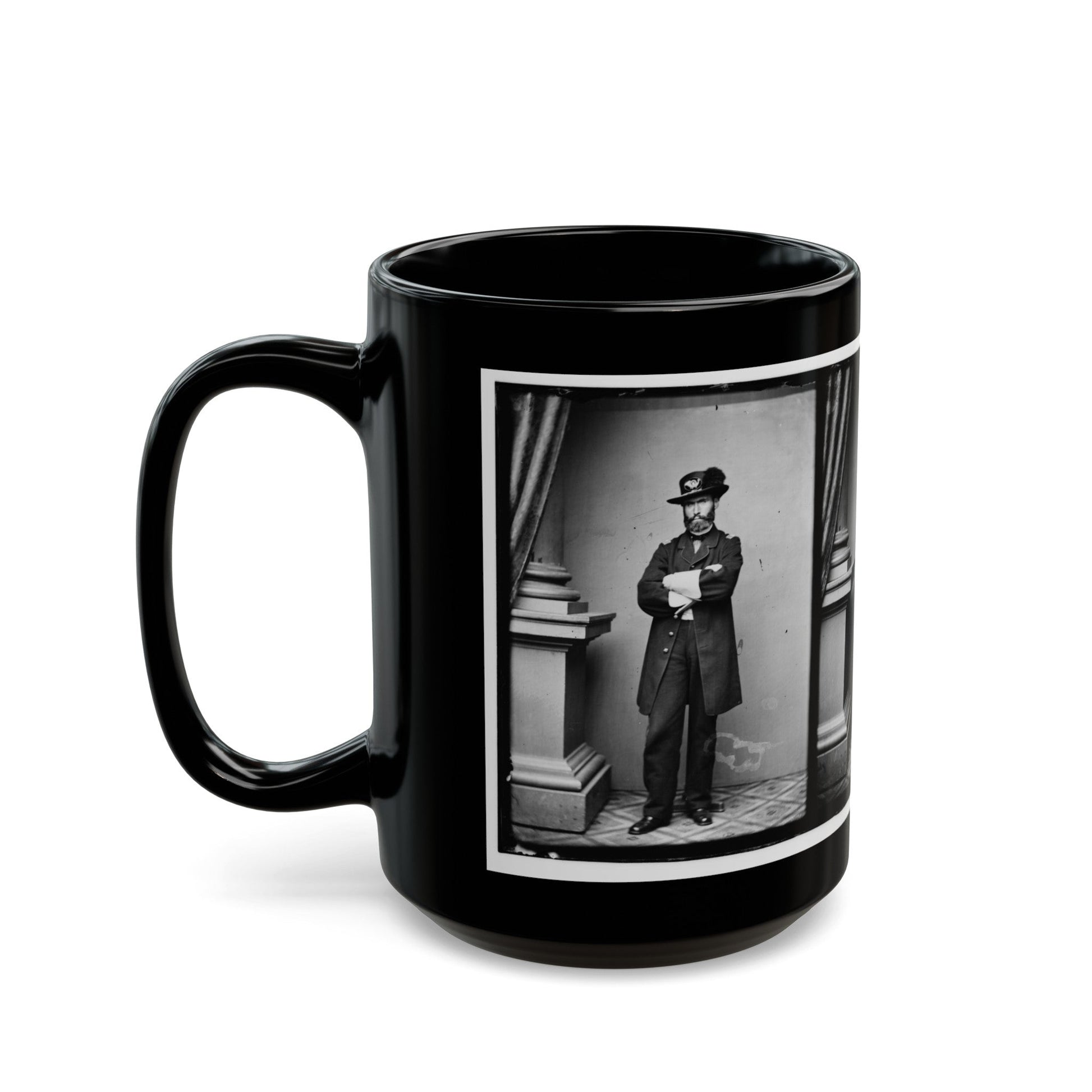 Col. Charles W. Roberts, 2nd Maine (U.S. Civil War) Black Coffee Mug-The Sticker Space