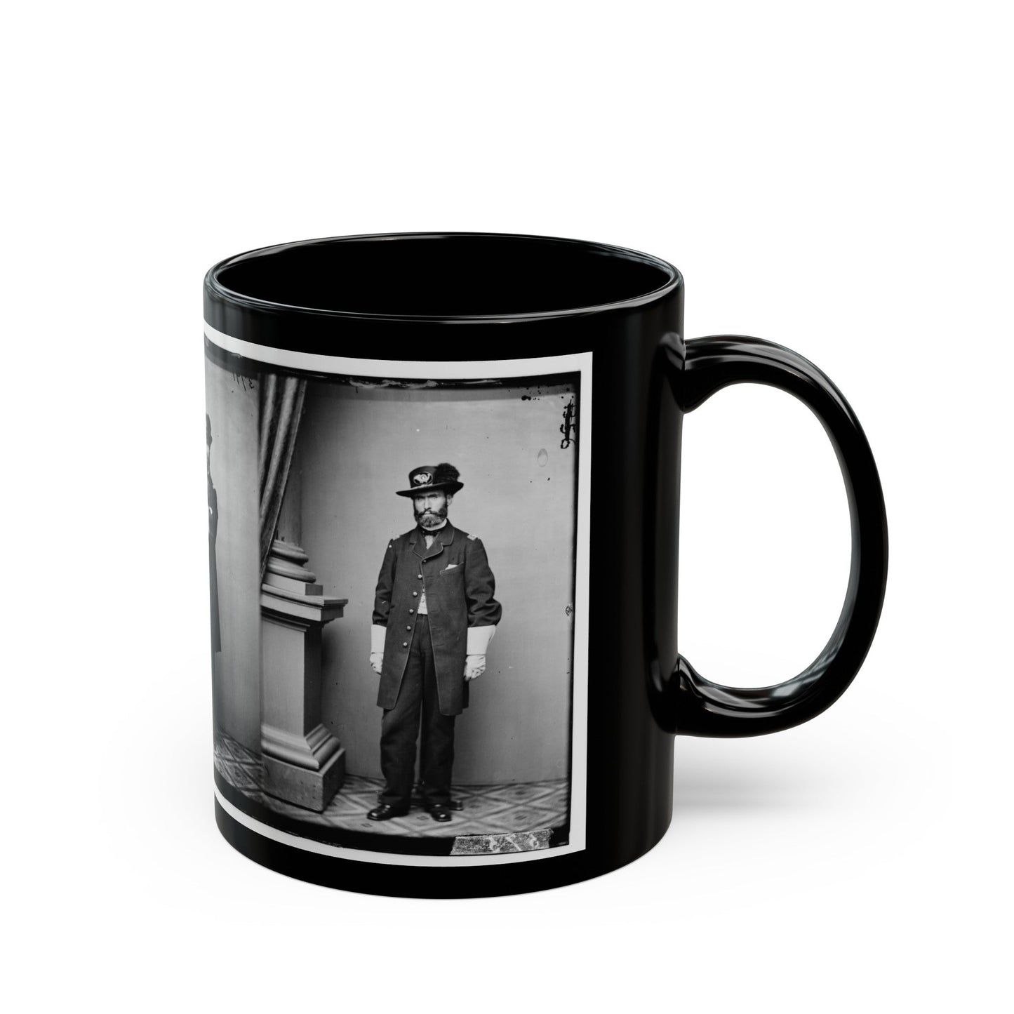 Col. Charles W. Roberts, 2nd Maine (U.S. Civil War) Black Coffee Mug-The Sticker Space