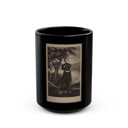 Col. Elmer Ellsworth (U.S. Civil War) Black Coffee Mug-15oz-The Sticker Space