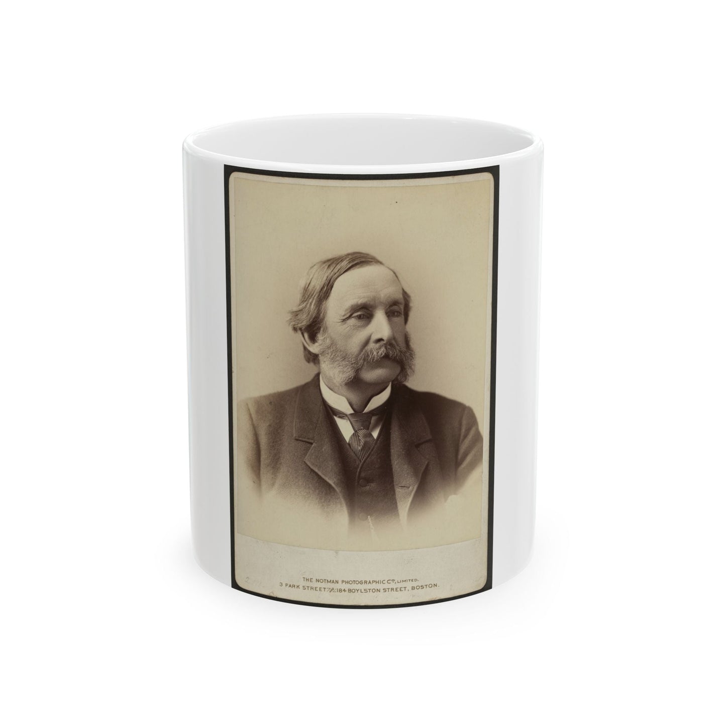 Col. T. W. Higginson, Commander Of The 1st Sc Volunteers (The First African American Regiment) (U.S. Civil War) White Coffee Mug