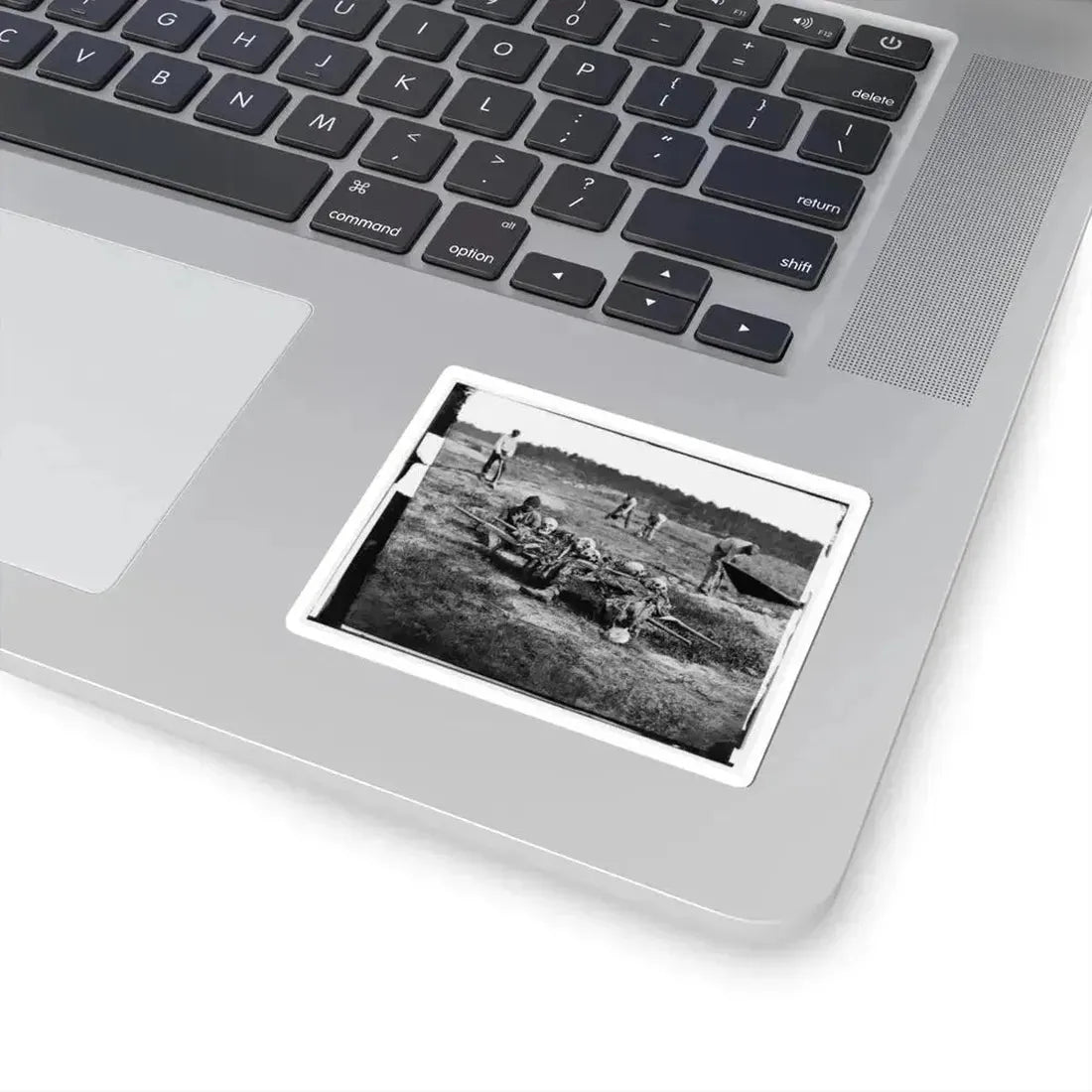 Cold Harbor, Va. African Americans Collecting Bones of Soldiers Killed in the Battle (U.S. Civil War) STICKER Vinyl Kiss-Cut Decal - The Sticker Space