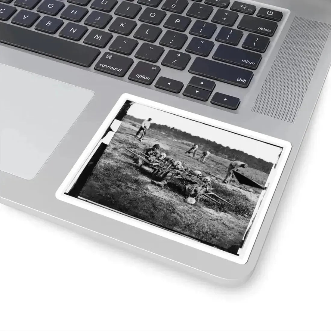 Cold Harbor, Va. African Americans Collecting Bones of Soldiers Killed in the Battle (U.S. Civil War) STICKER Vinyl Kiss-Cut Decal - The Sticker Space