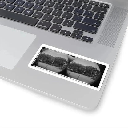 Cold Harbor, Va, Vicinity. Cavalry Horses Outside the Old Church Hotel (U.S. Civil War) STICKER Vinyl Kiss-Cut Decal - The Sticker Space