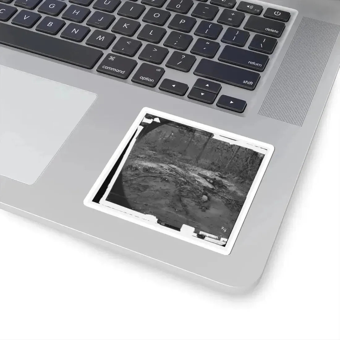 Cold Harbor, Va., Vicinity. Unburied Dead on the Battlefield of Gaines' Mill (U.S. Civil War) STICKER Vinyl Kiss-Cut Decal - The Sticker Space