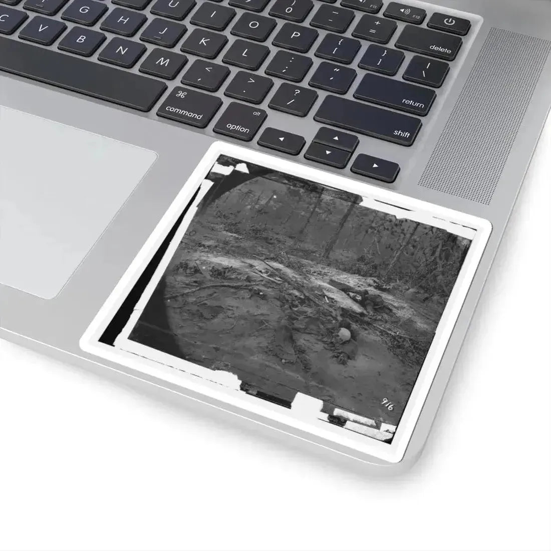 Cold Harbor, Va., Vicinity. Unburied Dead on the Battlefield of Gaines' Mill (U.S. Civil War) STICKER Vinyl Kiss-Cut Decal - The Sticker Space