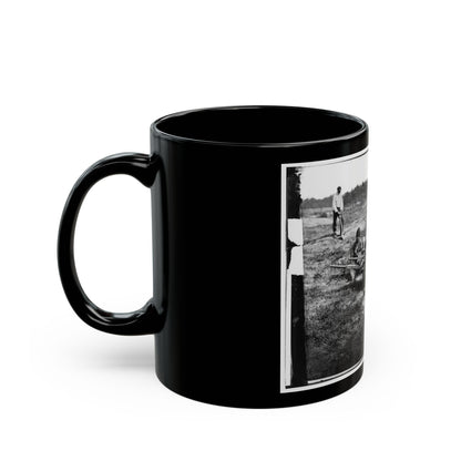 Cold Harbor, Va. African Americans Collecting Bones Of Soldiers Killed In The Battle (U.S. Civil War) Black Coffee Mug