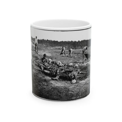 Cold Harbor, Va. African Americans Collecting Bones Of Soldiers Killed In The Battle (U.S. Civil War) White Coffee Mug