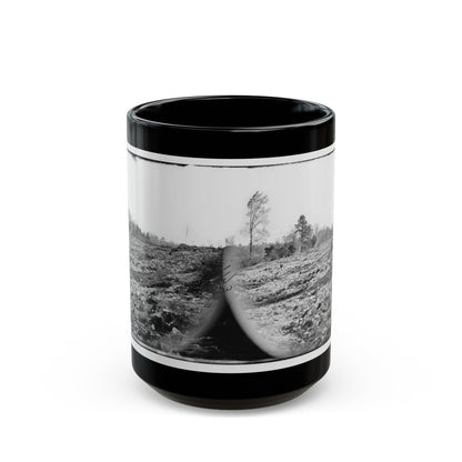 Cold Harbor, Va. View Of The Battlefield (U.S. Civil War) Black Coffee Mug-15oz-The Sticker Space