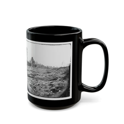 Cold Harbor, Va. View Of The Battlefield (U.S. Civil War) Black Coffee Mug-The Sticker Space