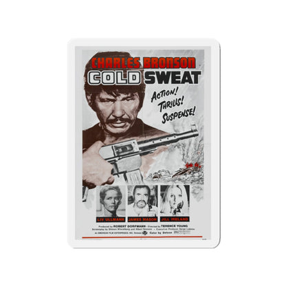 COLD SWEAT 1970 Movie Poster - Die-Cut Magnet-2" x 2"-The Sticker Space