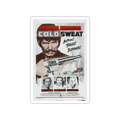 COLD SWEAT 1970 Movie Poster STICKER Vinyl Die-Cut Decal 2 Inch - The Sticker Space