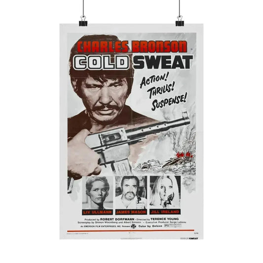 COLD SWEAT 1970 - Paper Movie Poster 12″ x 18″ Matte - The Sticker Space