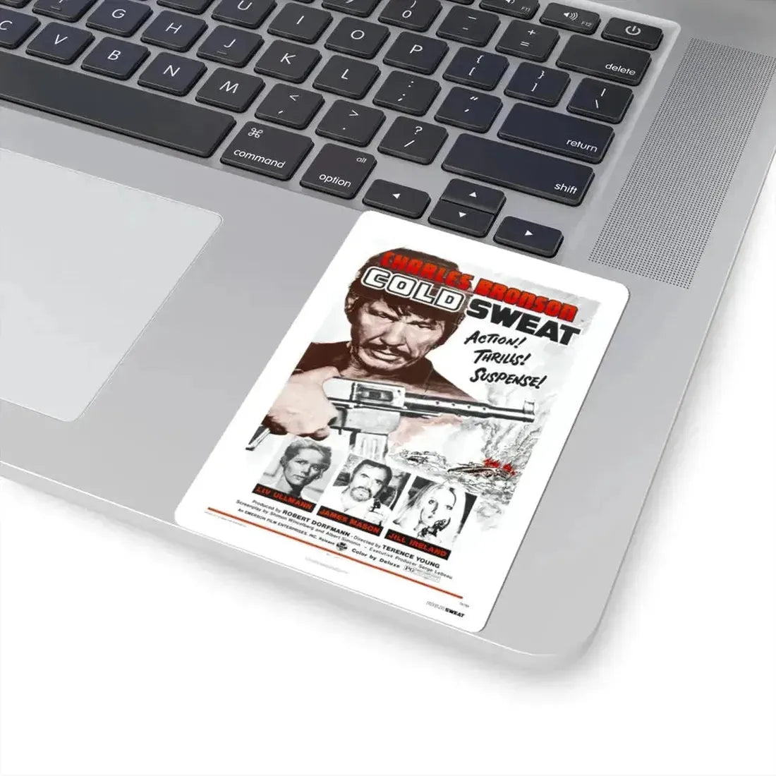 Cold Sweat 1974 Movie Poster - STICKER Vinyl Kiss-Cut Decal - The Sticker Space