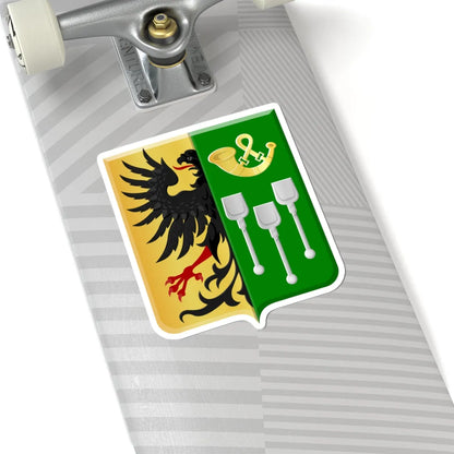 Colfontaine wapen (Belgium) (Coat of Arms) STICKER Vinyl Kiss-Cut Decal - The Sticker Space
