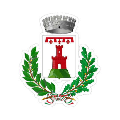 Coli-Stemma (Italy) (Coat of Arms) STICKER Vinyl Kiss-Cut Decal 4 Inch White - The Sticker Space