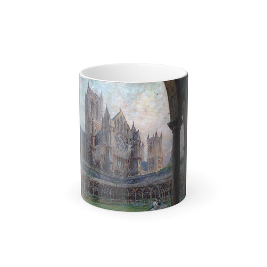 Colin Campbell Cooper (1856-1937) Westminster - Watercolor and Gouache on Board 1902 - Color Changing Mug 11oz-11oz-The Sticker Space