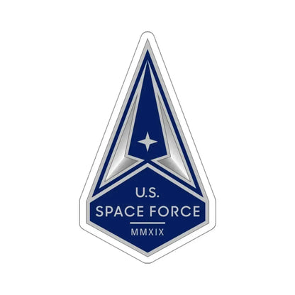 Collar Insignia (U.S. Space Force) STICKER Vinyl Kiss-Cut Decal 4 Inch White - The Sticker Space