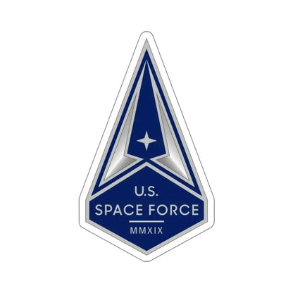Collar Insignia (U.S. Space Force) STICKER Vinyl Kiss-Cut Decal 6 Inch White - The Sticker Space