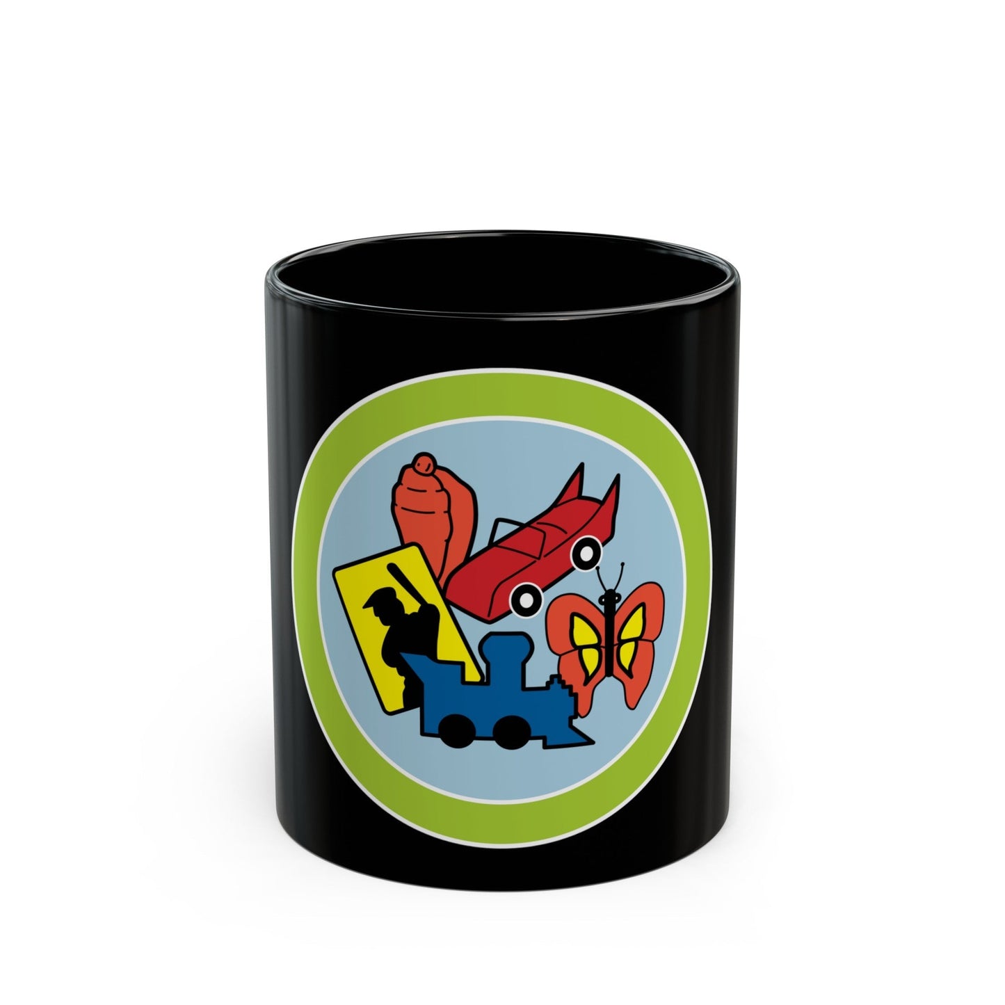 Collections (Boy Scout Merit Badge) Black Coffee Mug-11oz-The Sticker Space