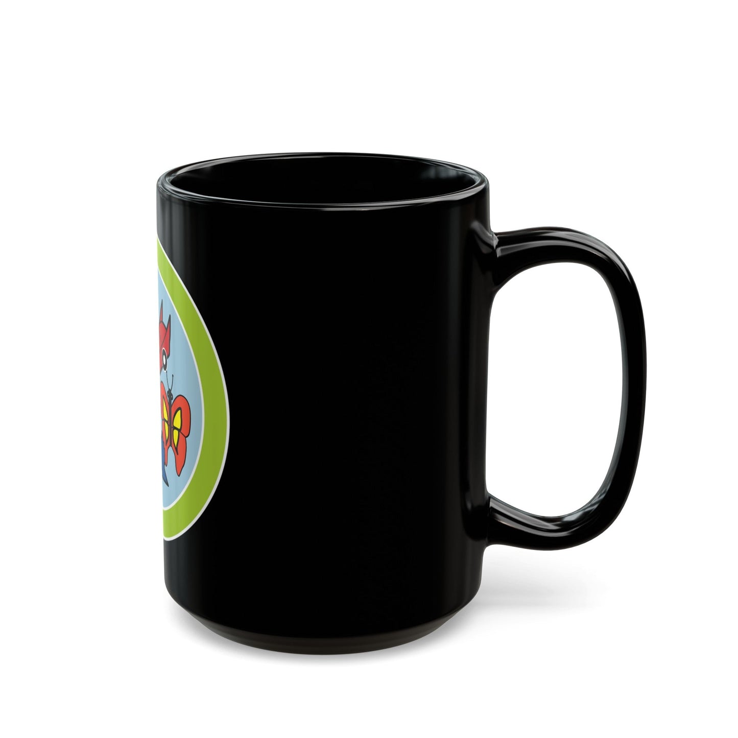 Collections (Boy Scout Merit Badge) Black Coffee Mug-The Sticker Space