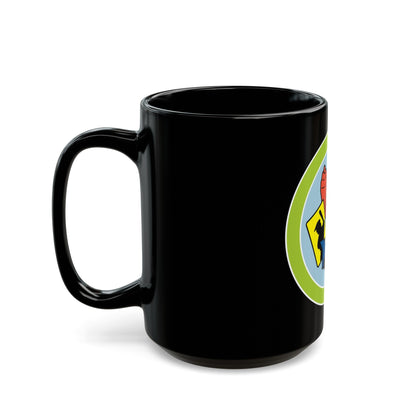 Collections (Boy Scout Merit Badge) Black Coffee Mug-The Sticker Space