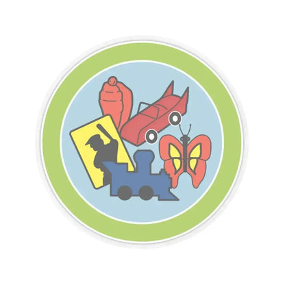 Collections (Boy Scout Merit Badge) STICKER Vinyl Kiss-Cut Decal 4 Inch Transparent - The Sticker Space