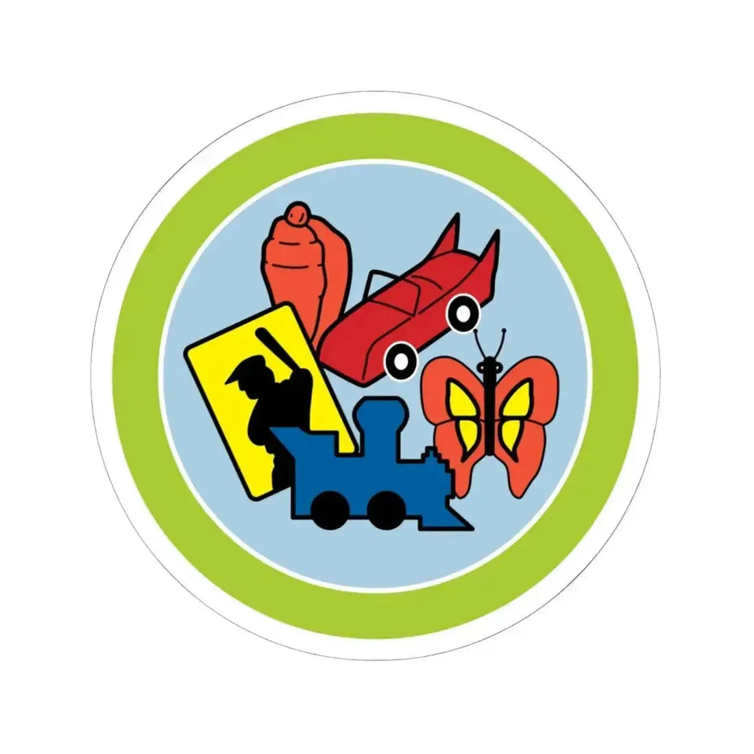 Collections (Boy Scout Merit Badge) STICKER Vinyl Kiss-Cut Decal 6 Inch White - The Sticker Space