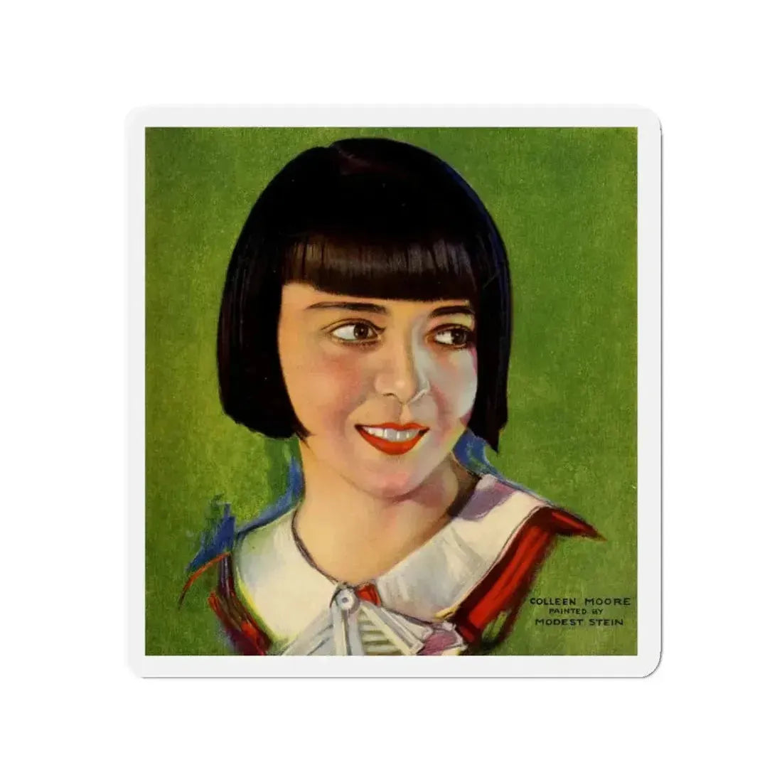 Colleen Moore (Magazine Illustration) Refrigerator Magnet 3 Inch Die-Cut - The Sticker Space