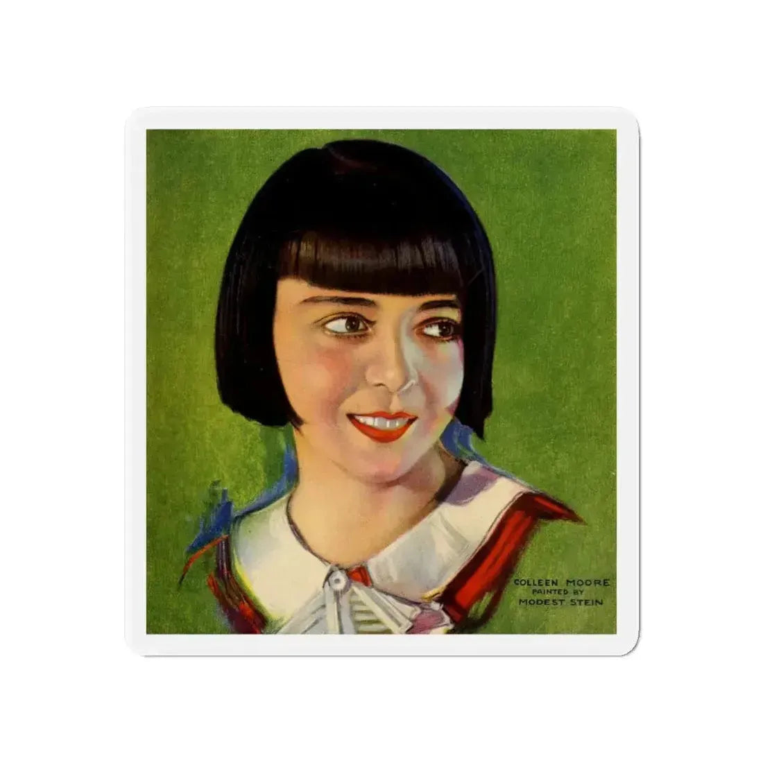 Colleen Moore (Magazine Illustration) Refrigerator Magnet 4 Inch Die-Cut - The Sticker Space
