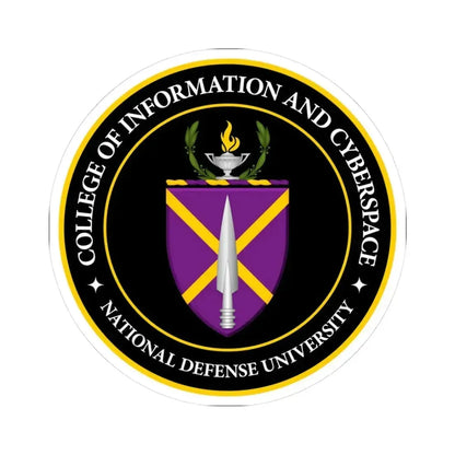 College of Information and Cyberspace - STICKER Vinyl Kiss-Cut Decal 3 Inch White - The Sticker Space