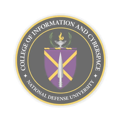 College of Information and Cyberspace - STICKER Vinyl Kiss-Cut Decal 4 Inch Transparent - The Sticker Space