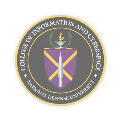 College of Information and Cyberspace - STICKER Vinyl Kiss-Cut Decal 6 Inch Transparent - The Sticker Space