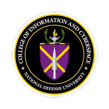 College of Information and Cyberspace - STICKER Vinyl Kiss-Cut Decal 6 Inch White - The Sticker Space