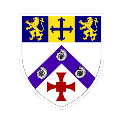 College of St Hild and St Bede Durham arms (England) (Coat of Arms) STICKER Vinyl Kiss-Cut Decal 4 Inch White - The Sticker Space