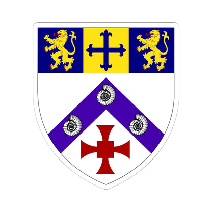 College of St Hild and St Bede Durham arms (England) (Coat of Arms) STICKER Vinyl Kiss-Cut Decal 6 Inch White - The Sticker Space
