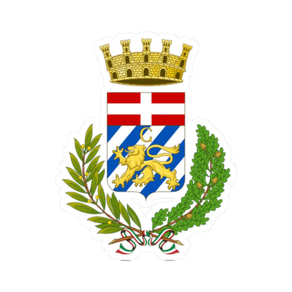 Collegno-Stemma (Italy) (Coat of Arms) STICKER Vinyl Kiss-Cut Decal 2 Inch White - The Sticker Space