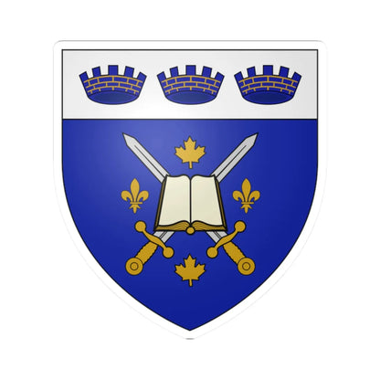 Collège militaire royal de Saint-Jean Blason (Canada) (Coat of Arms) STICKER Vinyl Kiss-Cut Decal 2 Inch White - The Sticker Space