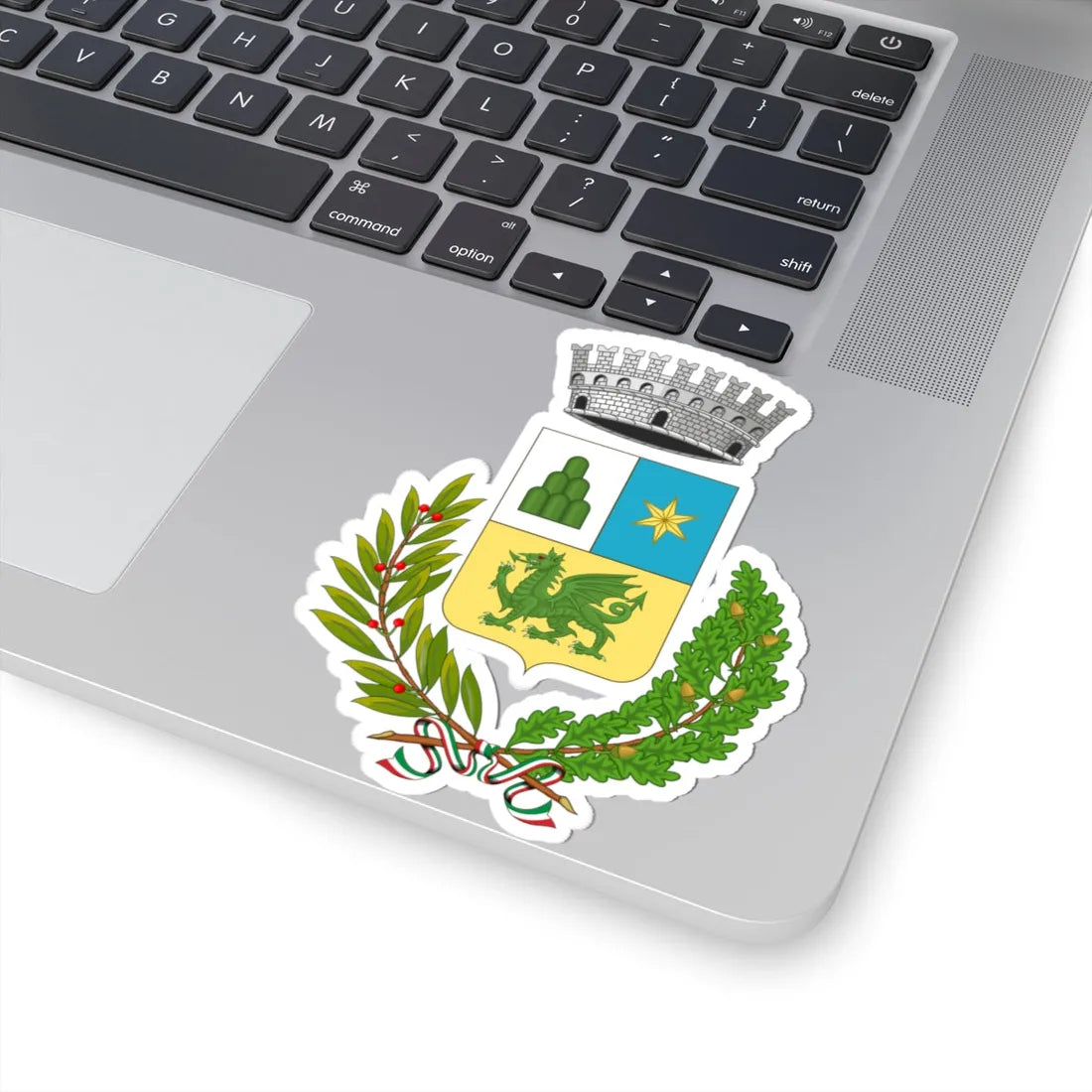 Colli al Metauro-Stemma (Italy) (Coat of Arms) STICKER Vinyl Kiss-Cut Decal - The Sticker Space