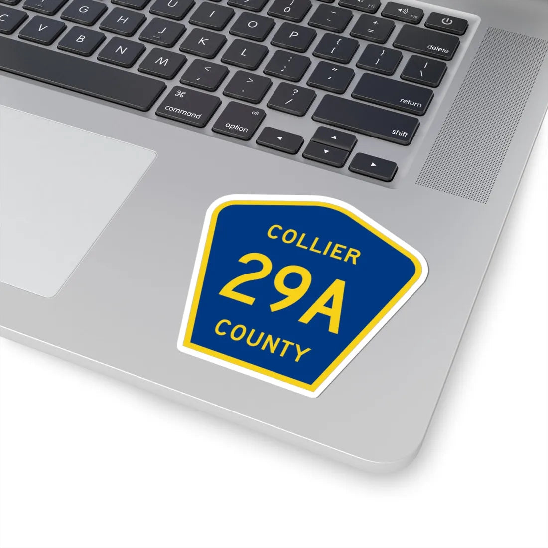 Collier County 29A (Florida) (Road Sign) STICKER Vinyl Kiss-Cut Decal - The Sticker Space