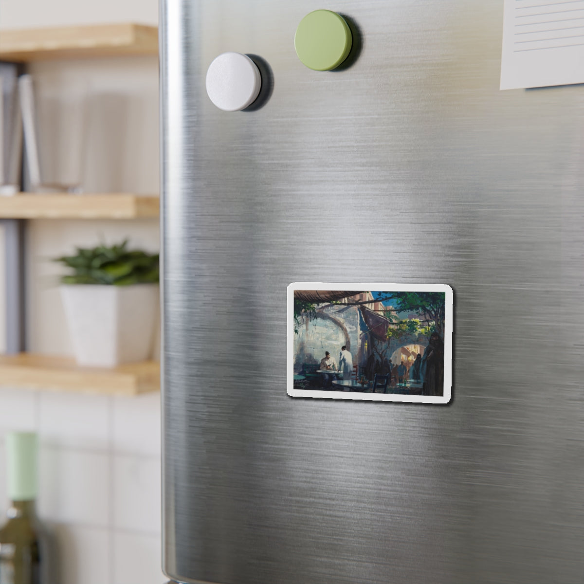 Collier's Weekly illustration (Magazine Illustration) Refrigerator Magnet-The Sticker Space