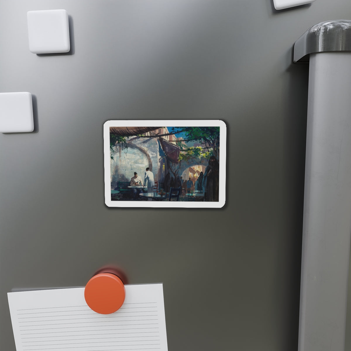 Collier's Weekly illustration (Magazine Illustration) Refrigerator Magnet-The Sticker Space