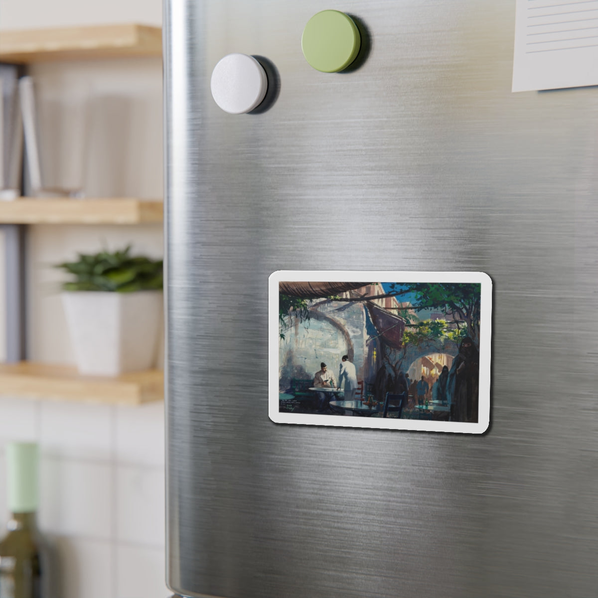 Collier's Weekly illustration (Magazine Illustration) Refrigerator Magnet-The Sticker Space