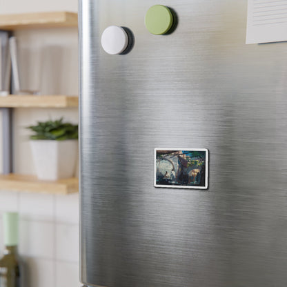 Collier's Weekly illustration (Magazine Illustration) Refrigerator Magnet-The Sticker Space