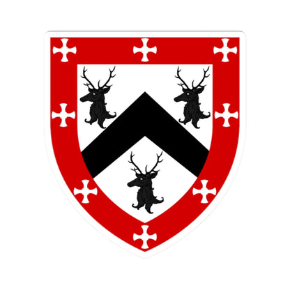 Collingwood College Durham arms (England) (Coat of Arms) STICKER Vinyl Kiss-Cut Decal 2 Inch White - The Sticker Space